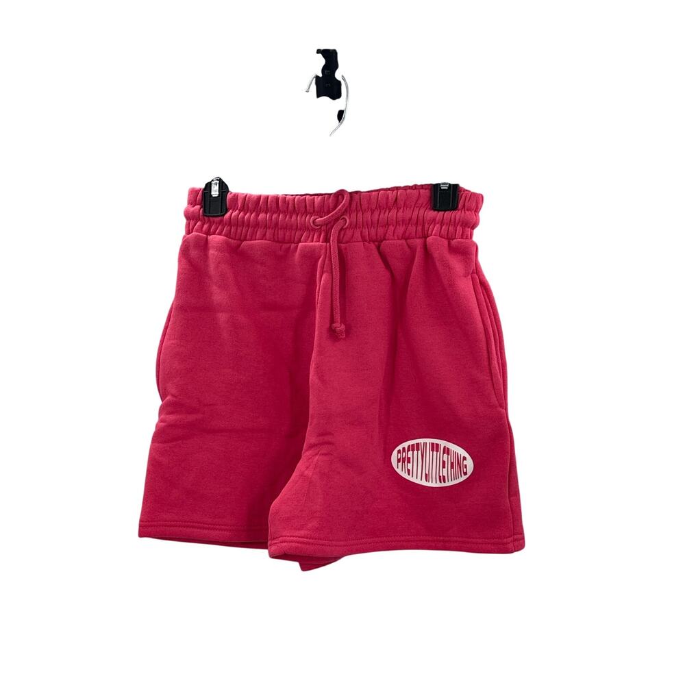 NWT PRETTYLITTLETHING Dark Rose Sweat Shorts Small